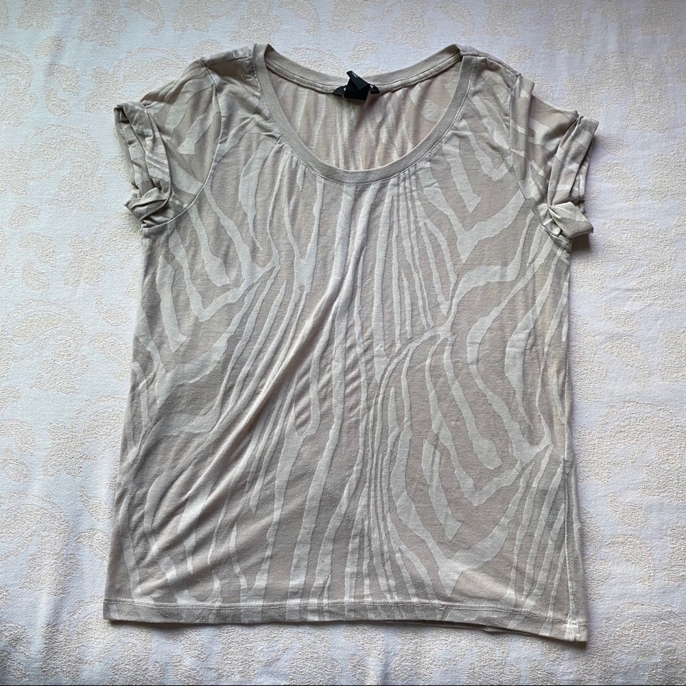 H&M Zebra Pattern Shirt